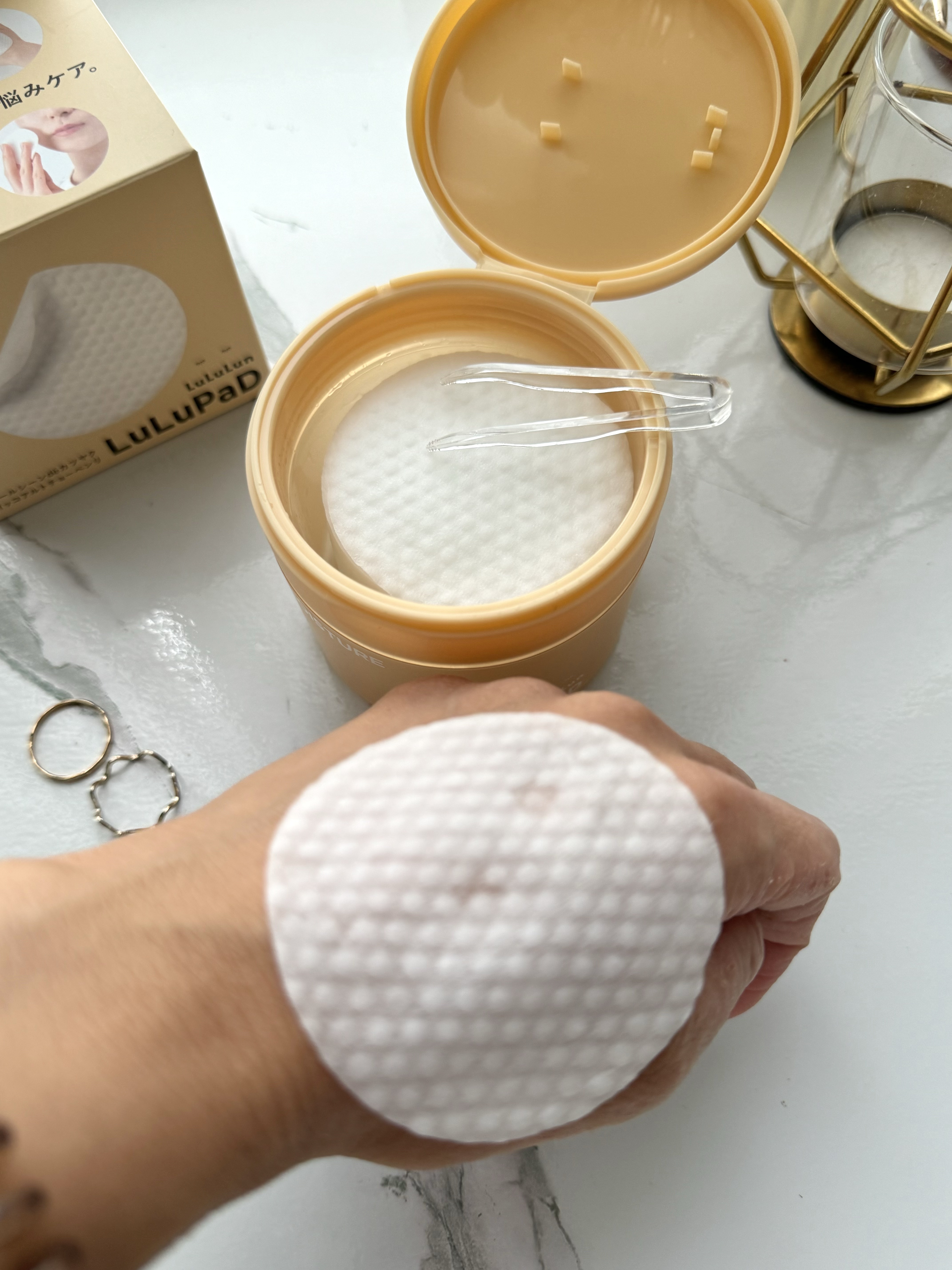 ルルルン トナーパッド MOIST（コットンフラワーの香り）/ルルルン/トナーパッドを使ったクチコミ（3枚目）