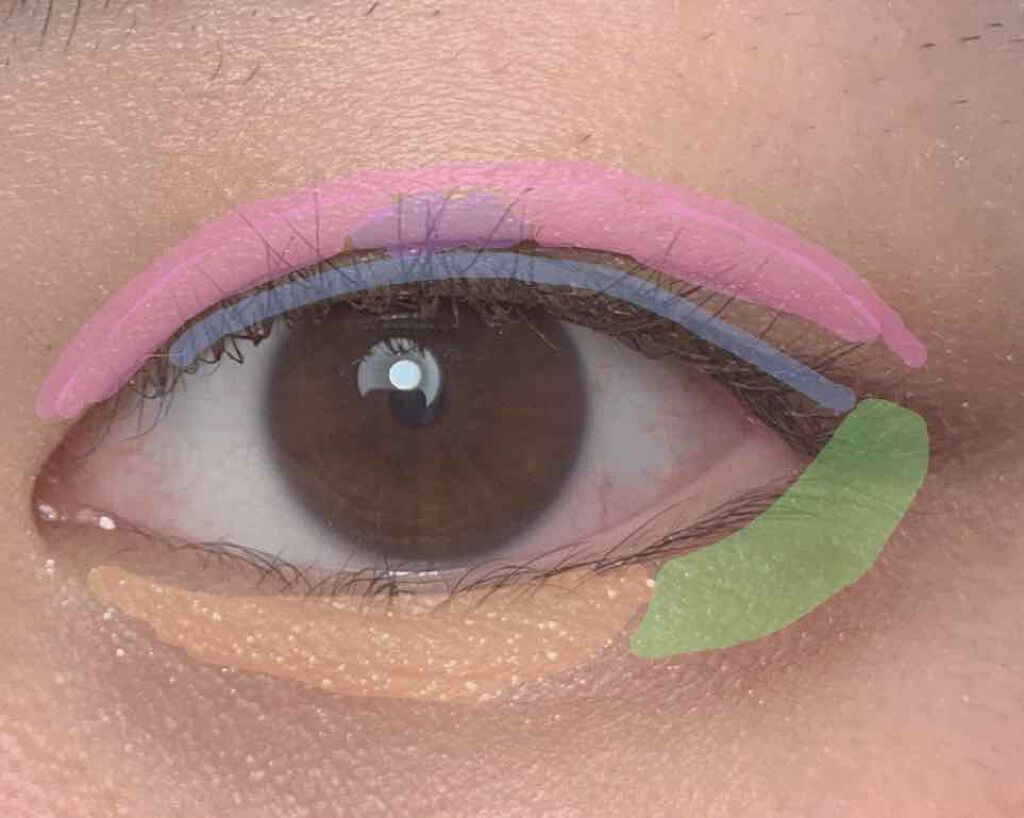 プレイカラー アイシャドウ/ETUDE/アイシャドウパレットを使ったクチコミ（3枚目）