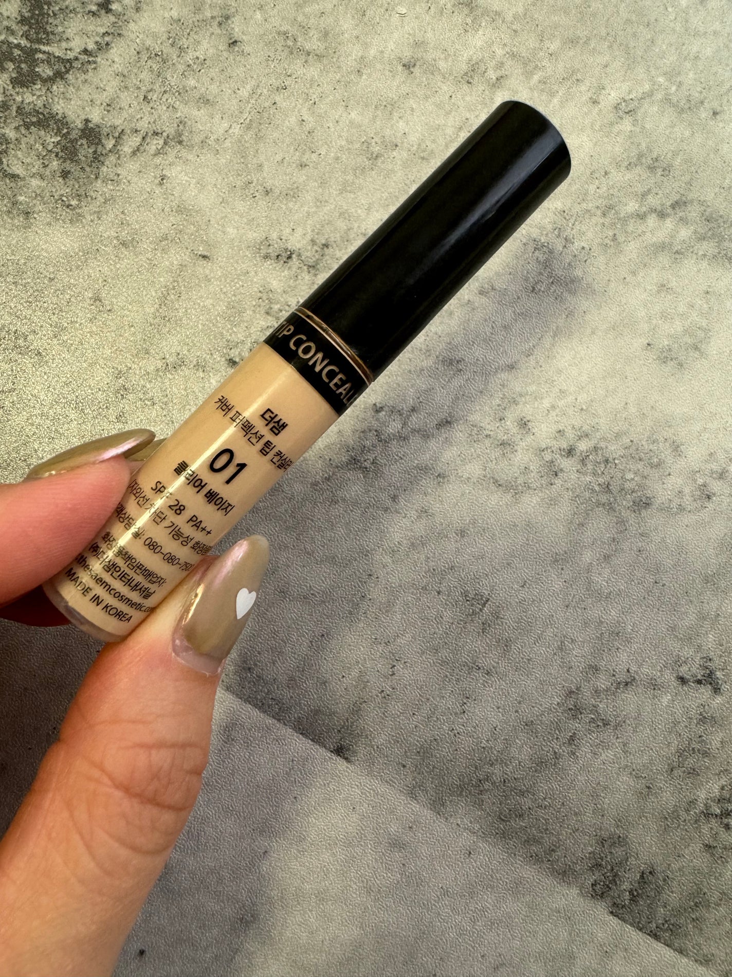 カバーパーフェクション チップコンシーラー/the SAEM/リキッドコンシーラーを使ったクチコミ(2枚目)