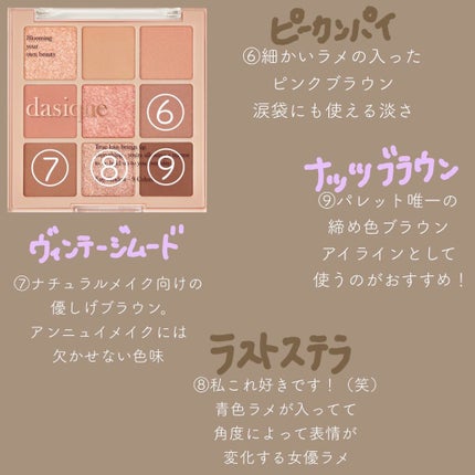 シャドウパレット/dasique/アイシャドウパレットを使ったクチコミ(4枚目)