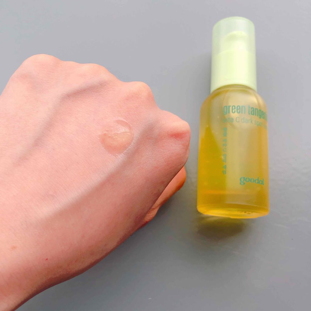 グリーンタンジェリン ビタC ダークスポットケアセラム/goodal/美容液を使ったクチコミ(3枚目)