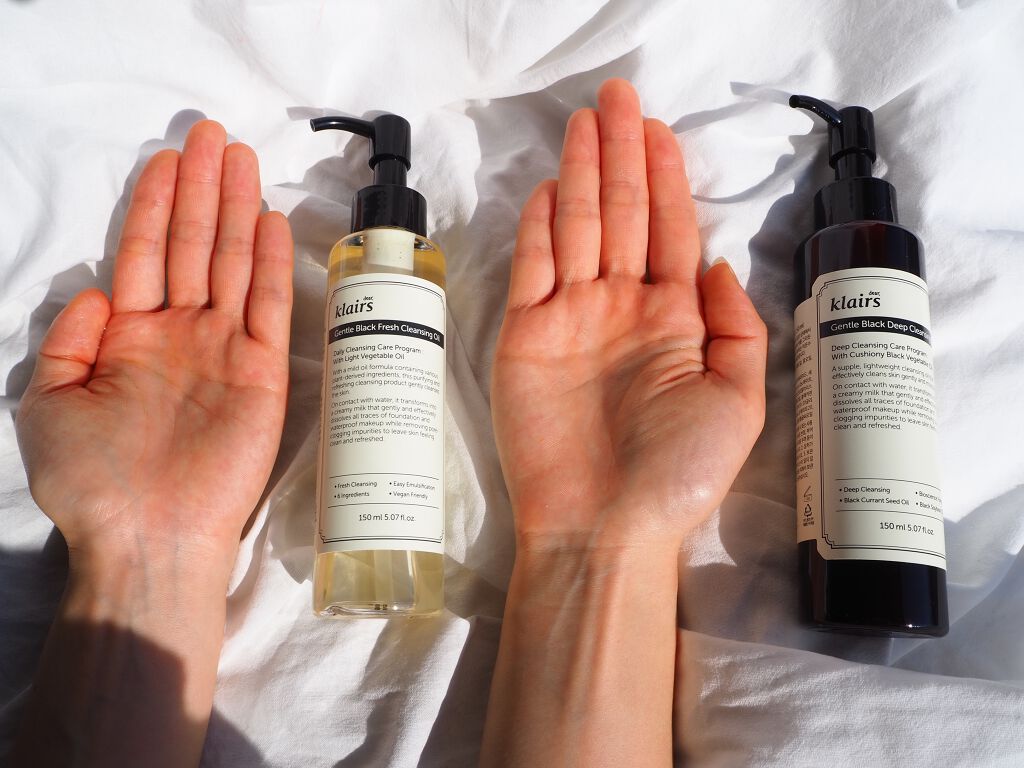 ジェントルブラックディープクレンジングオイル(150ml)/Klairs/オイルクレンジングを使ったクチコミ（2枚目）