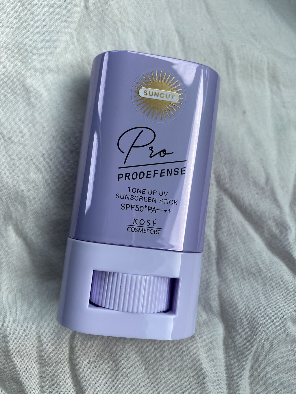 プロディフェンス トーンアップUV スティック/サンカット®/日焼け止めスティックを使ったクチコミ（1枚目）