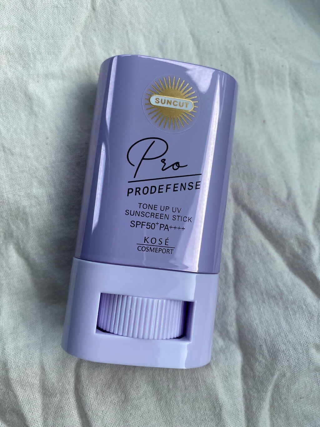 プロディフェンス トーンアップUV スティック/サンカット®/日焼け止めスティックを使ったクチコミ(1枚目)