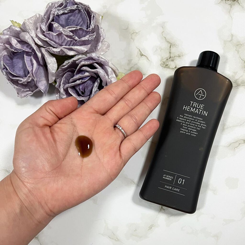 トゥルーヘマチン/AT(アット)/洗い流すヘアトリートメントを使ったクチコミ（2枚目）