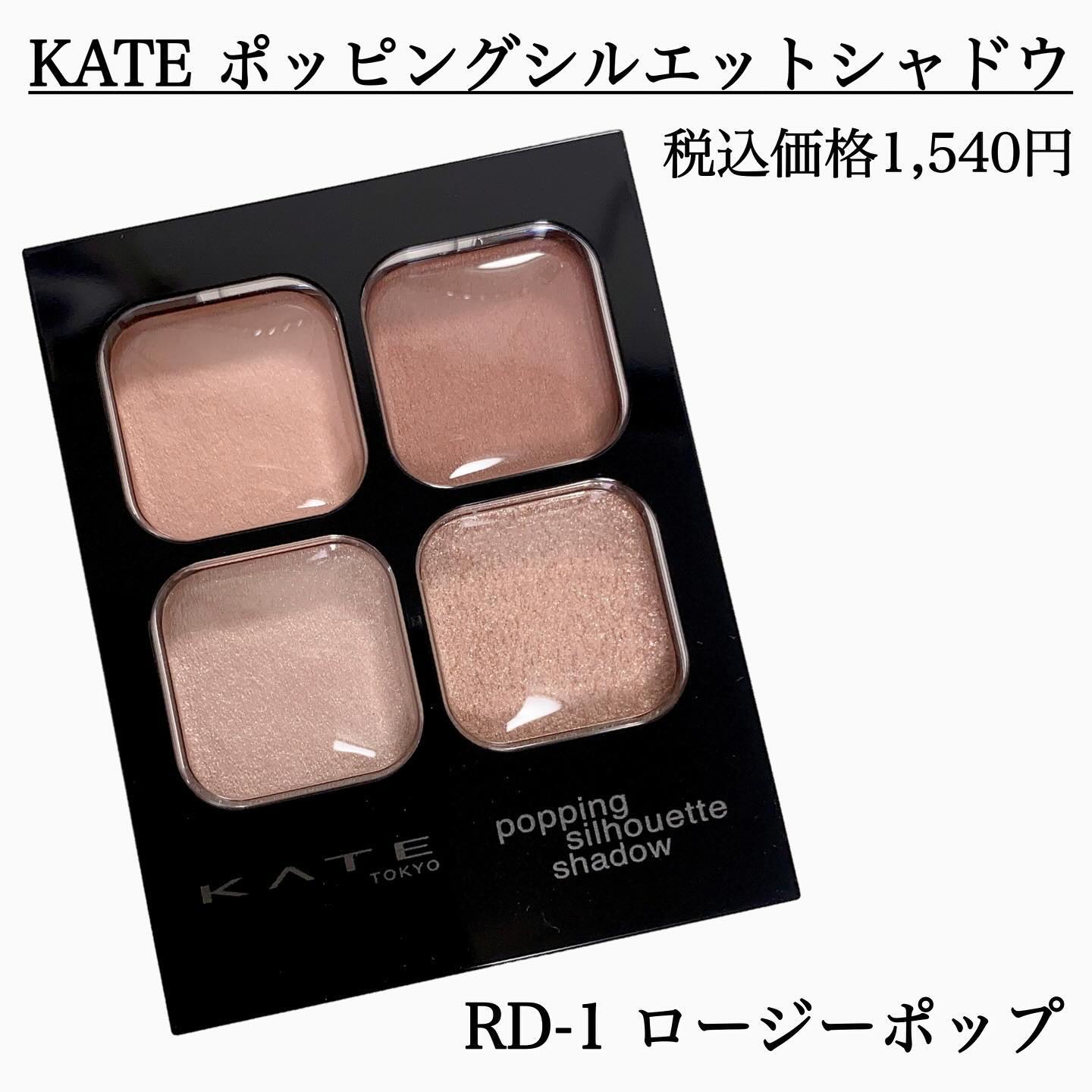 ケイト ポッピングシルエットシャドウ/KATE/アイシャドウパレットを使ったクチコミ（3枚目）