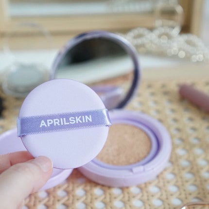 ウルトラスリムクッション+レフィルセット/APRILSKIN/クッションファンデーションを使ったクチコミ(5枚目)