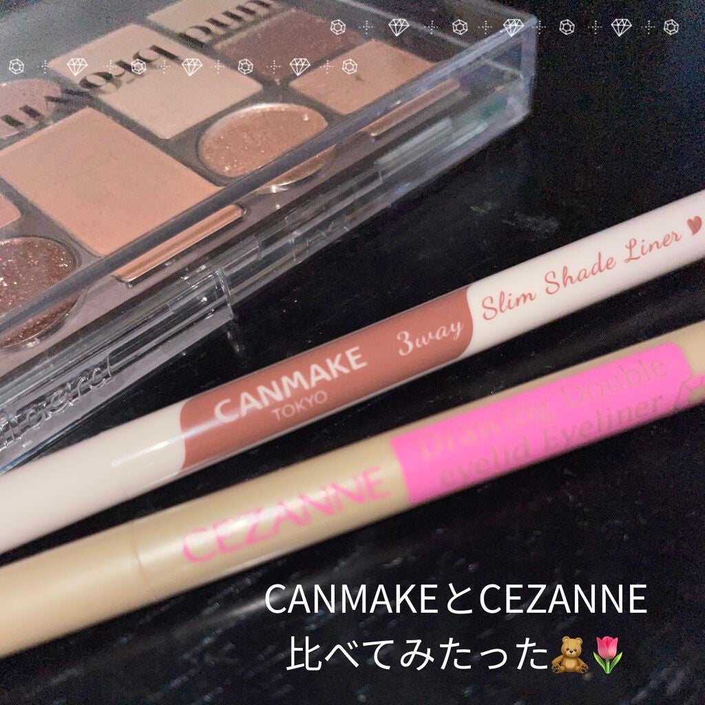 描くふたえアイライナー/CEZANNE/リキッドアイライナーを使ったクチコミ(1枚目)