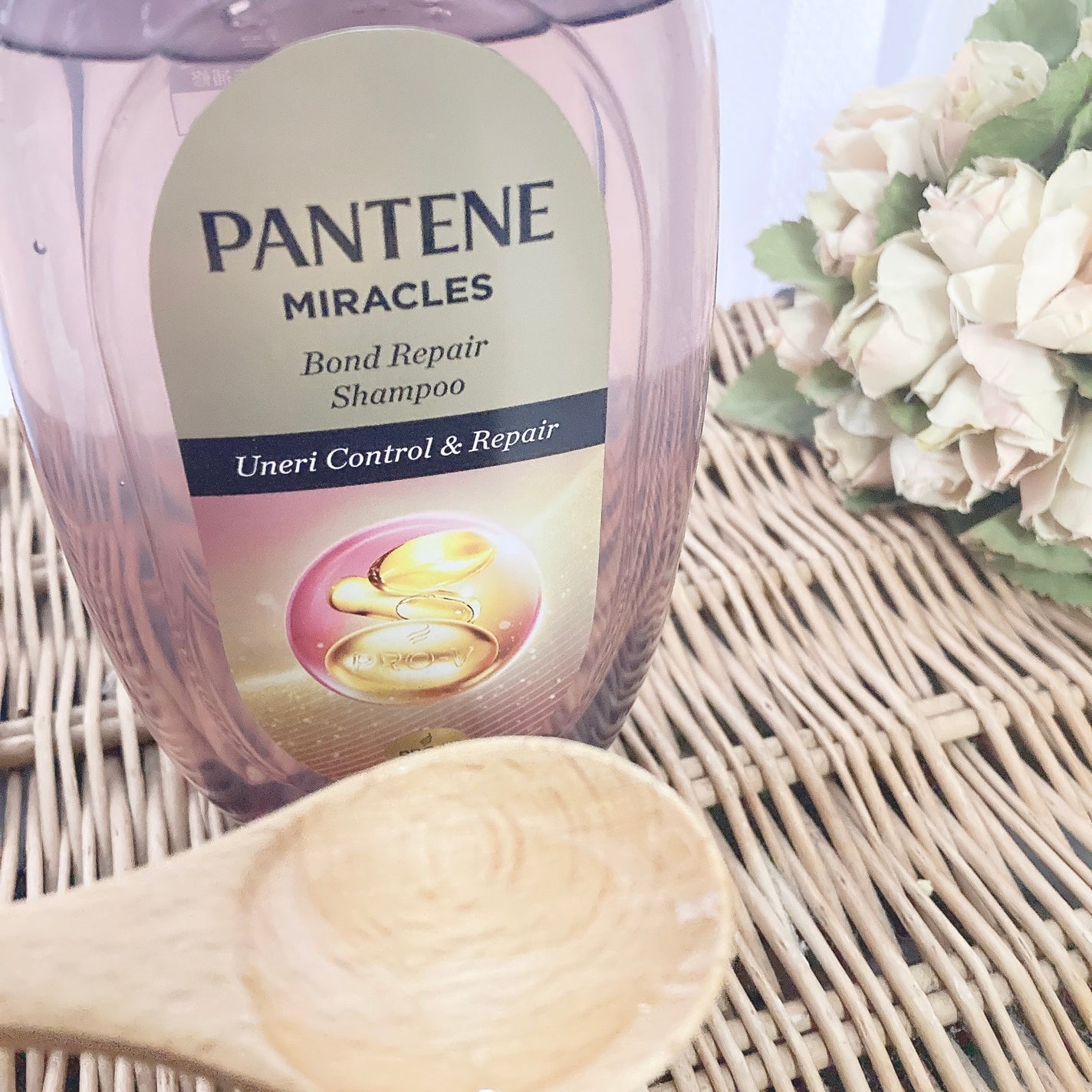 ミラクルズ うねりコントロール&リペア ボンドリペア シャンプー/トリートメント/パンテーン/市販シャンプーを使ったクチコミ(2枚目)