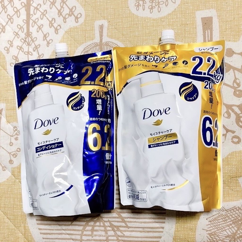 モイスチャーケア シャンプー/コンディショナー/ダヴ/市販シャンプーを使ったクチコミ（1枚目）