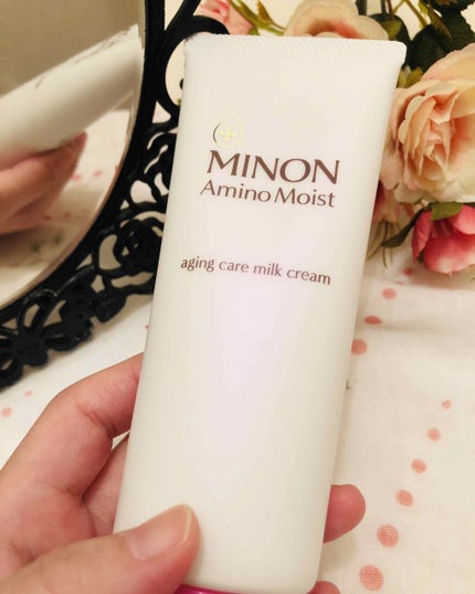 アミノモイスト エイジングケア ミルククリーム/ミノン/フェイスクリームを使ったクチコミ(1枚目)