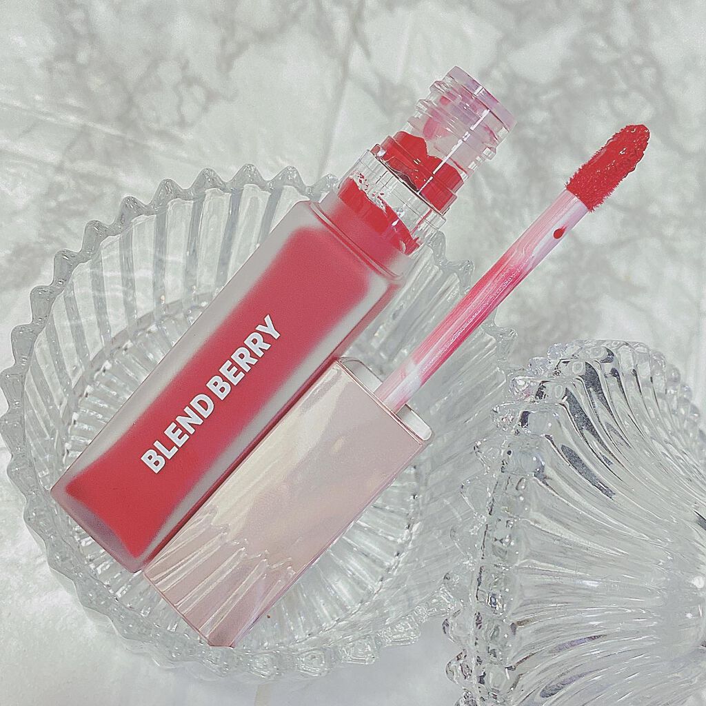 ムースタッチティントリップ /BLEND BERRY/リップティントを使ったクチコミ(3枚目)