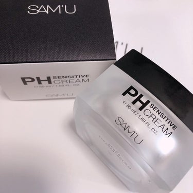 SAM'U PH センシティブクリームのクチコミ「♡韓国コスメ紹介🇰🇷♡
SAMU/サミュ
PH センシティブクリーム 
PH SENSITIV.....」（2枚目）