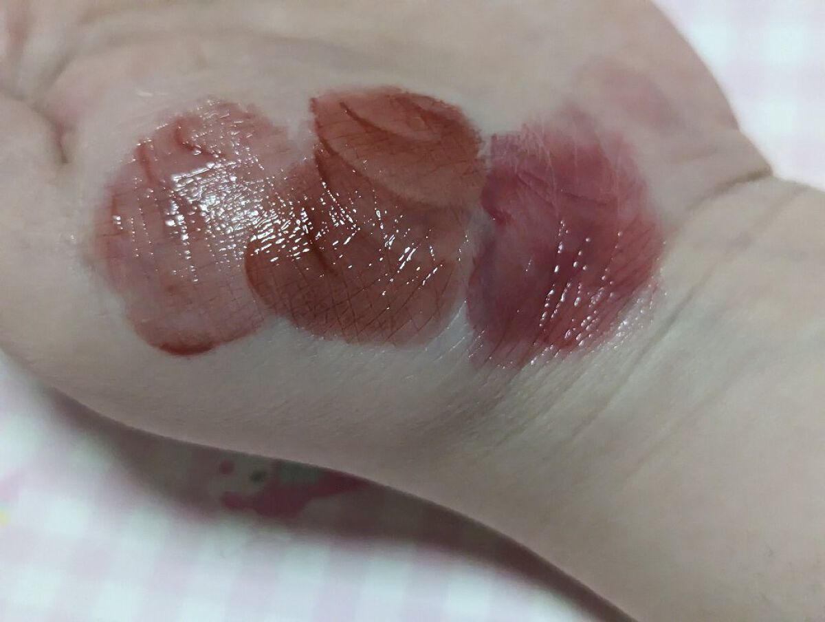 アンドバイロムアンド　グラッシーボムティント/&nd by rom&nd/リップティントを使ったクチコミ（3枚目）