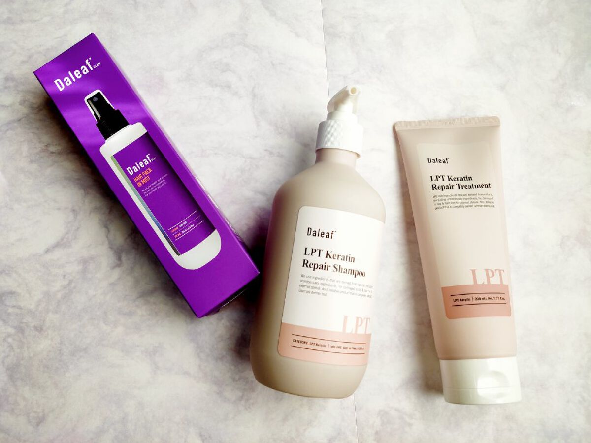 LPTケラチンリペアトリートメント/Daleaf/洗い流すヘアトリートメントを使ったクチコミ(1枚目)