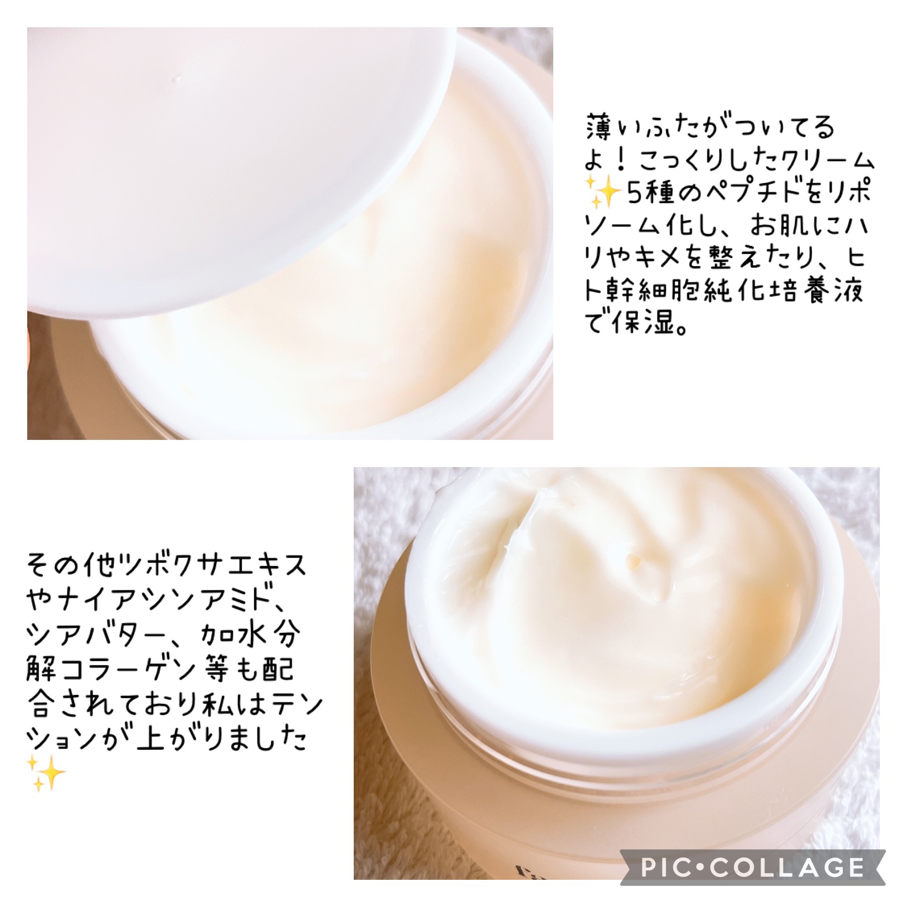 ペプチドハイドレーティングクリーム/favs/フェイスクリームを使ったクチコミ（2枚目）