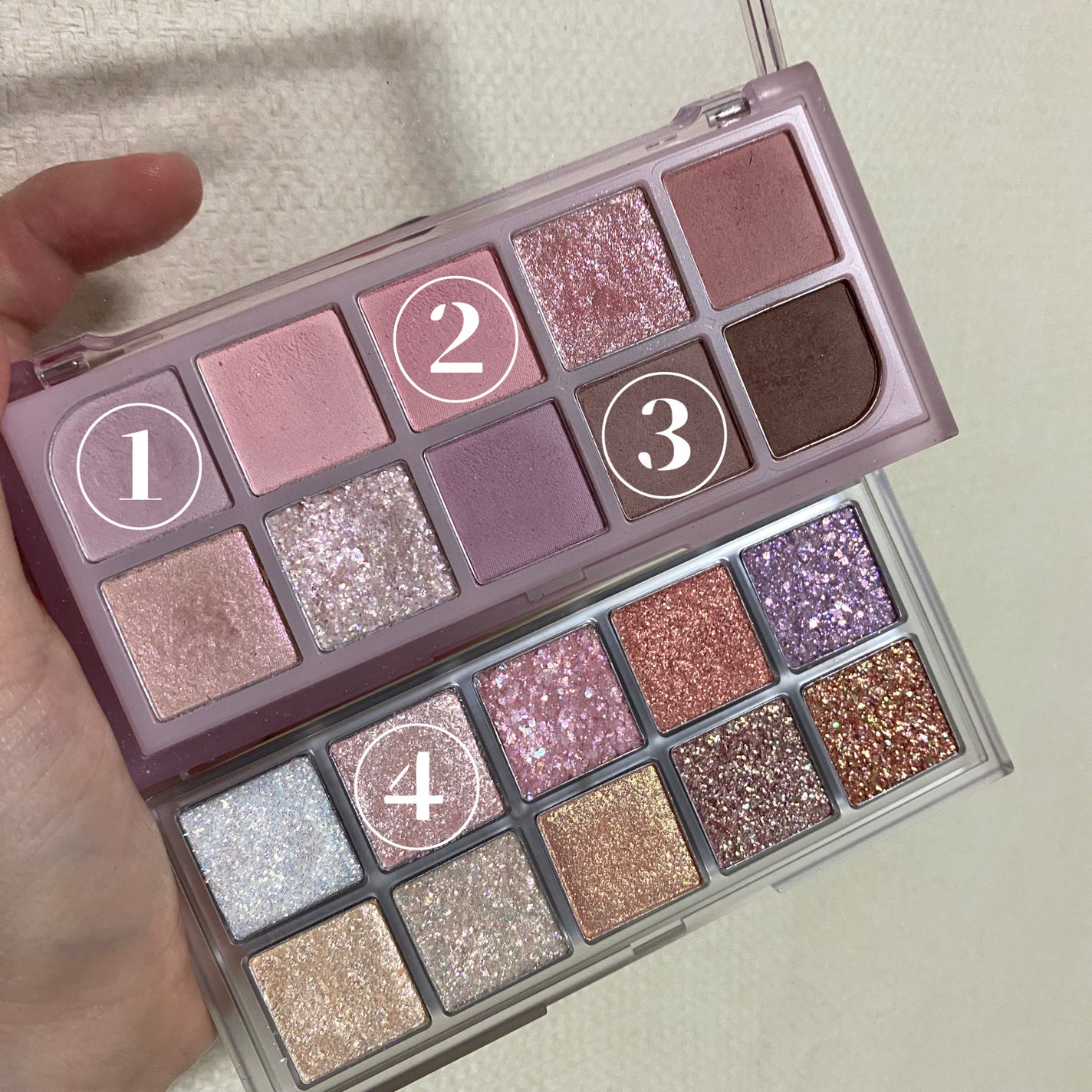 ベターザンパレット/rom&nd/アイシャドウパレットを使ったクチコミ(2枚目)