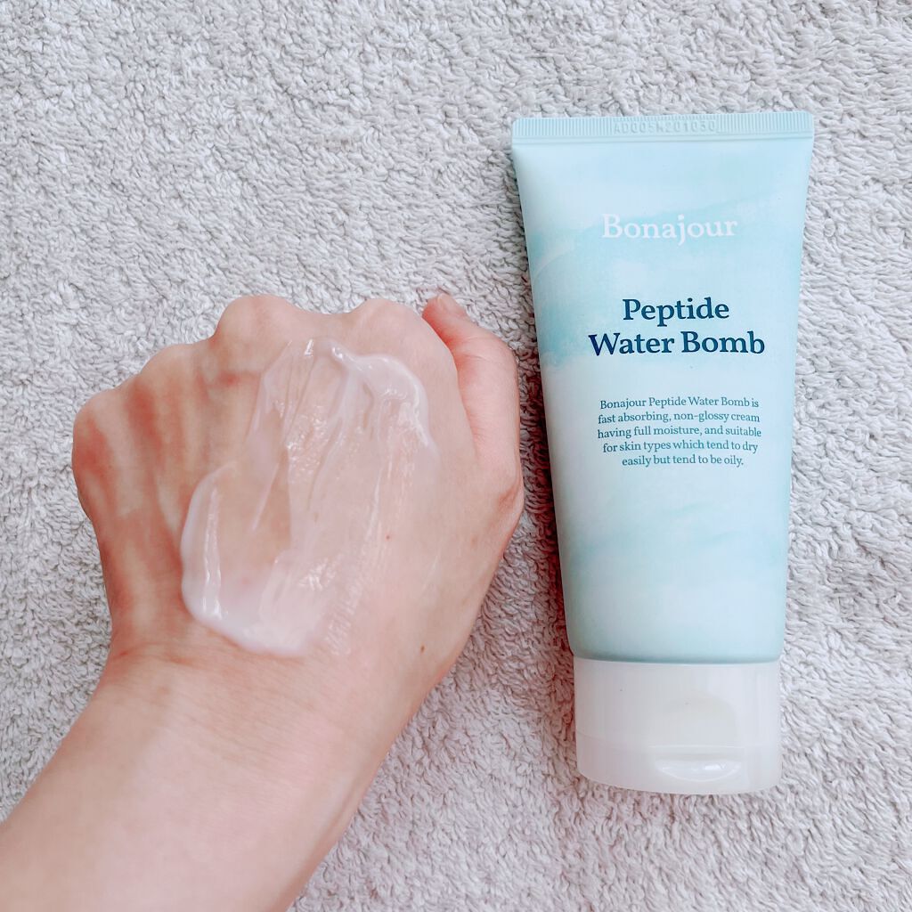ペプチドウォーターボム/Bonajour/フェイスクリームを使ったクチコミ(6枚目)