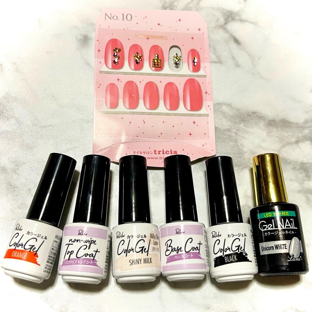 ジェルネイル(ライト対応)/セリア/ジェルネイルを使ったクチコミ(1枚目)