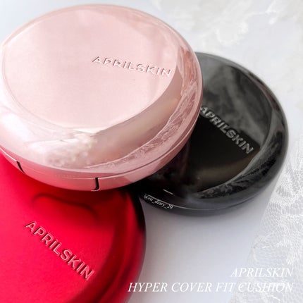 ハイパーカバーフィットクッション  グラファイト/APRILSKIN/クッションファンデーションを使ったクチコミ(1枚目)