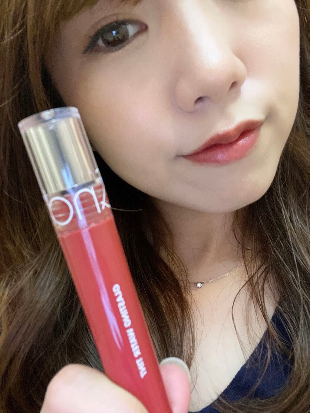 グラスティングウォーターティント/rom&nd/リップティントを使ったクチコミ(3枚目)