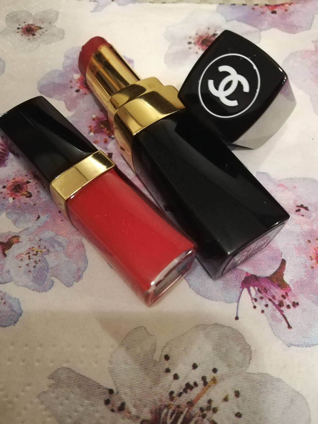 ルージュ ココ グロス 752 ビター オレンジ/CHANEL/リップグロスを使ったクチコミ（1枚目）