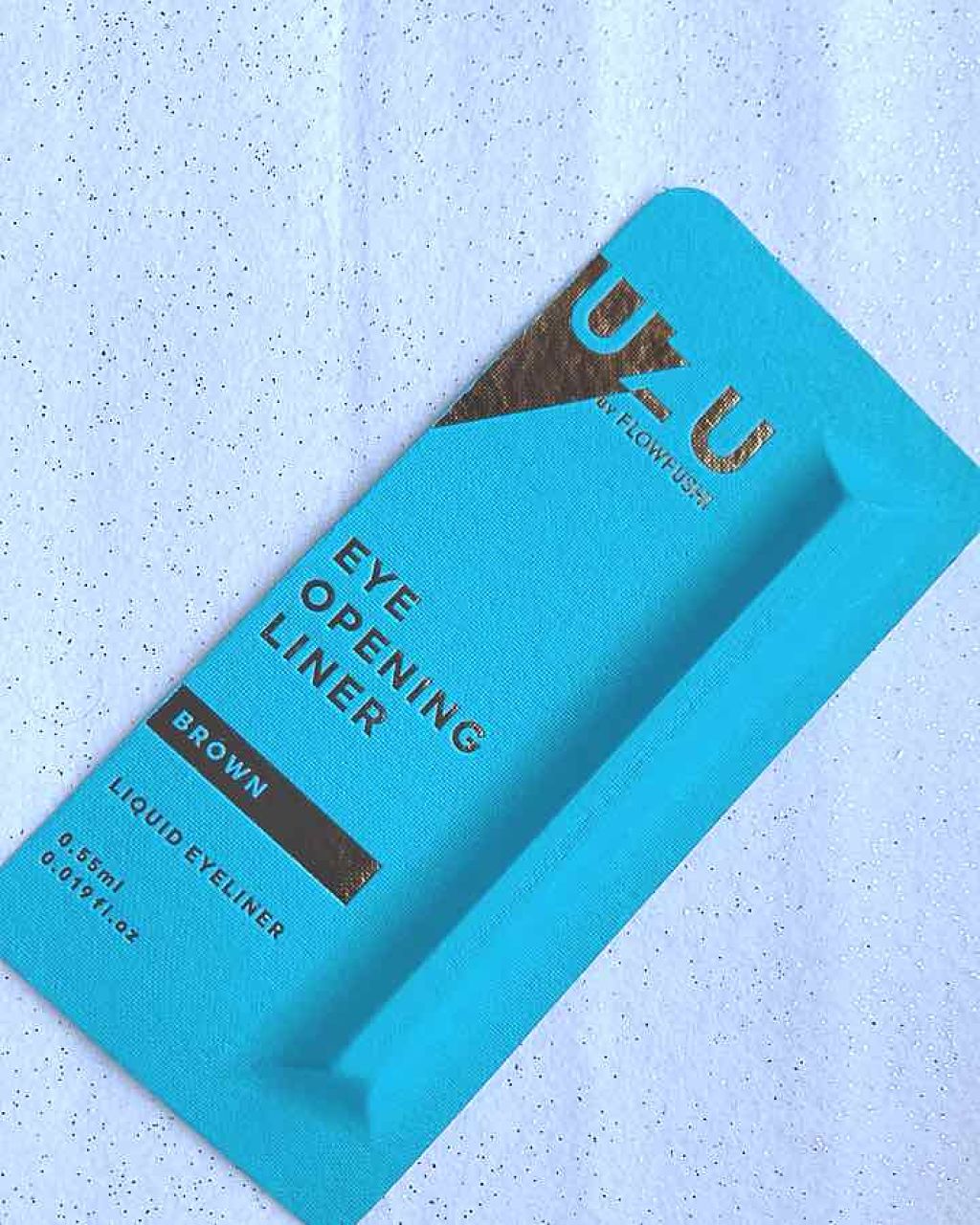 EYE OPENING LINER/UZU BY FLOWFUSHI/リキッドアイライナーを使ったクチコミ（1枚目）
