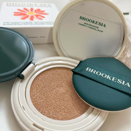 スキンエンハンサー コンパクトクッション(グロー)/BROOKESIA/クッションファンデーションを使ったクチコミ(4枚目)