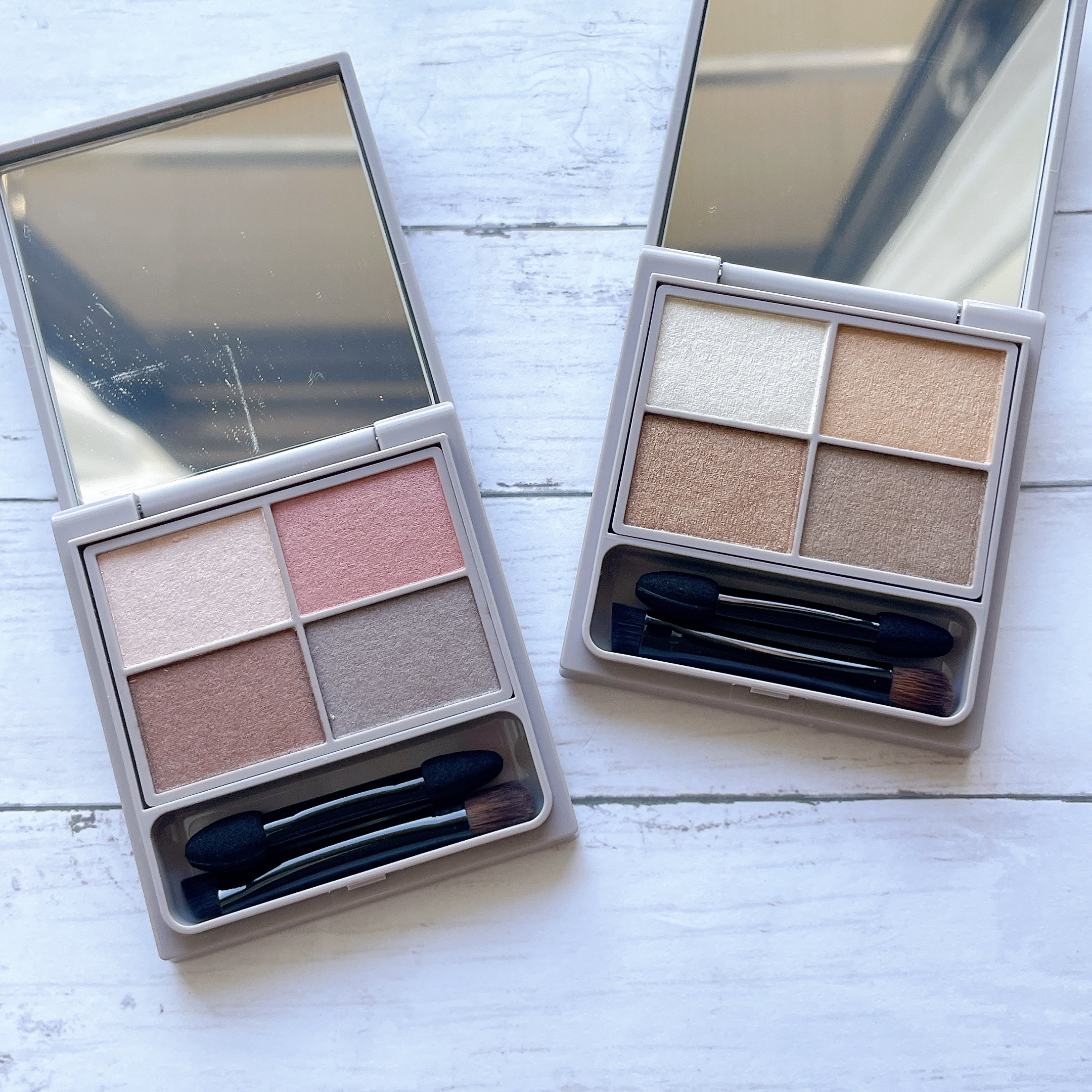 デザイニングアイカラー 01 ナチュラルブラウン/rafuna/アイシャドウパレットを使ったクチコミ（1枚目）