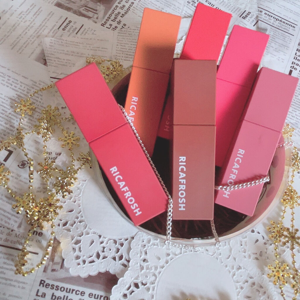ジューシーリブティント/RICAFROSH/リップティントを使ったクチコミ（1枚目）
