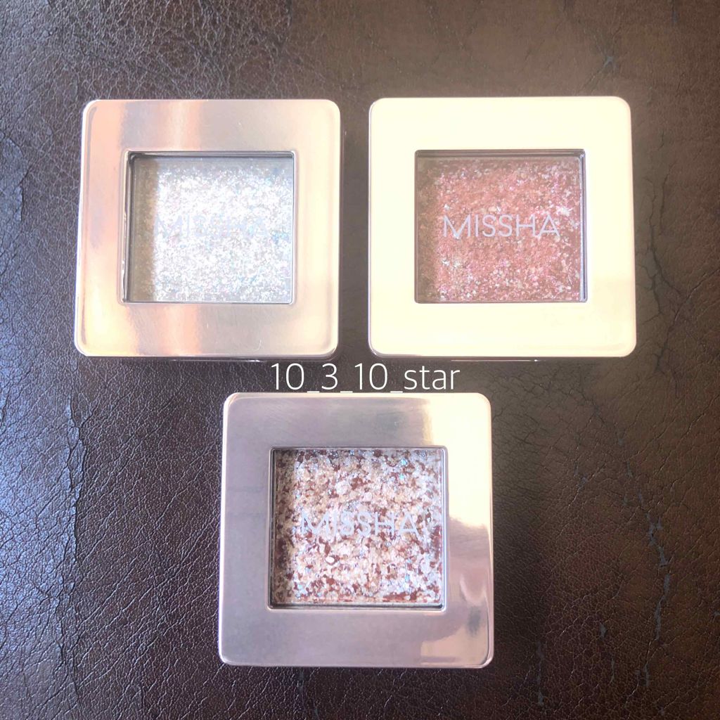 グリッタープリズム シャドウ/MISSHA/グリッターを使ったクチコミ（1枚目）
