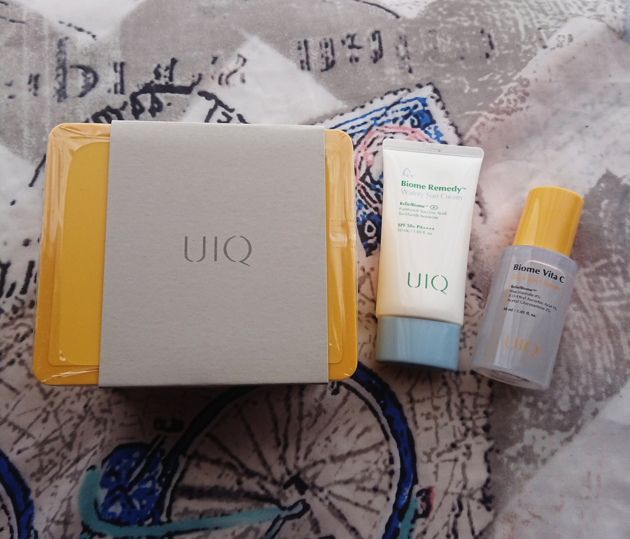 バイオームレメディ ウォータリーサンクリーム/UIQ/日焼け止めクリームを使ったクチコミ（1枚目）
