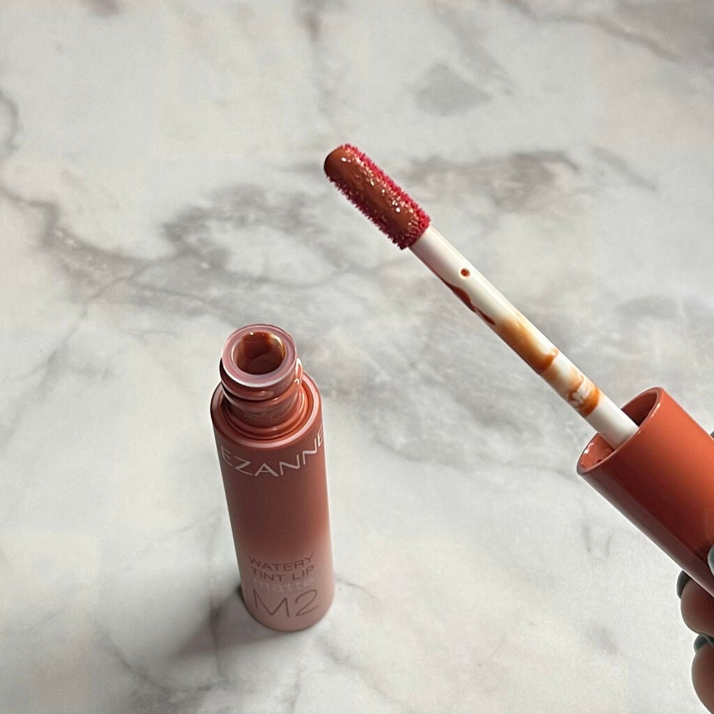 ウォータリーティントリップ マット/CEZANNE/リップティントを使ったクチコミ(2枚目)