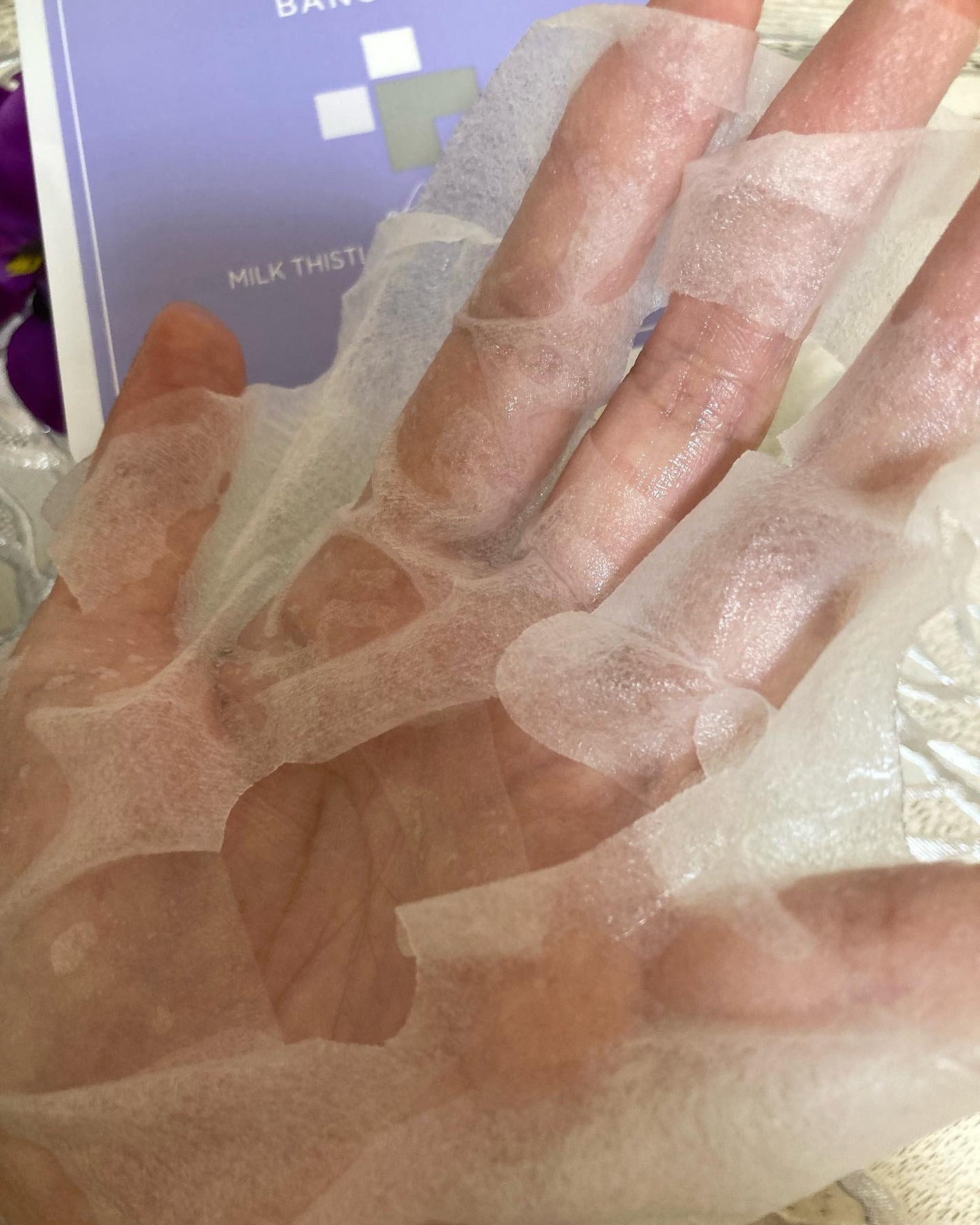 ミルクシスルリペアシカクイックマスクプラス/BANOBAGI/シートマスク・パックを使ったクチコミ(5枚目)