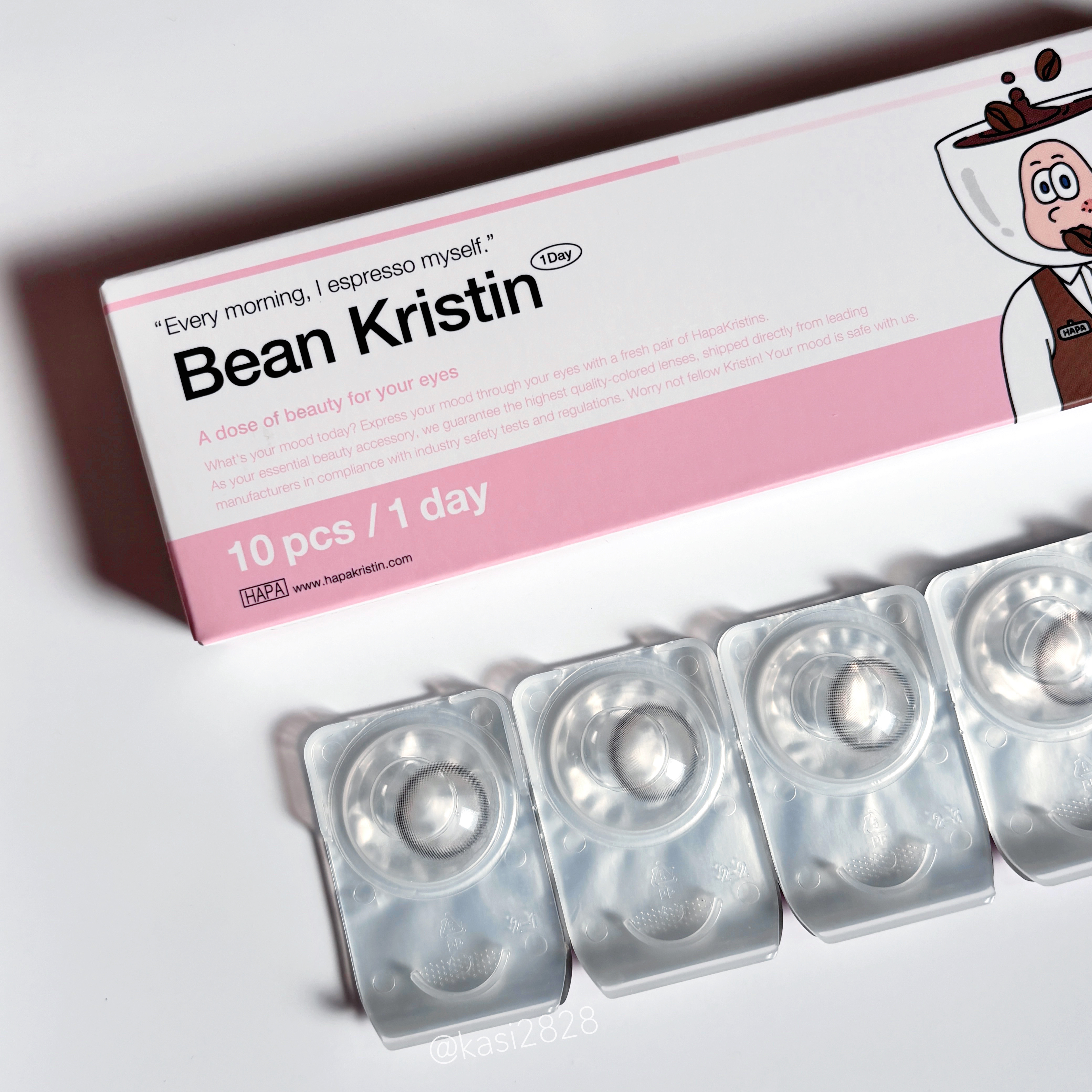 Bean Kristin 1day/Hapa kristin/ワンデー（１DAY）カラコンを使ったクチコミ（2枚目）