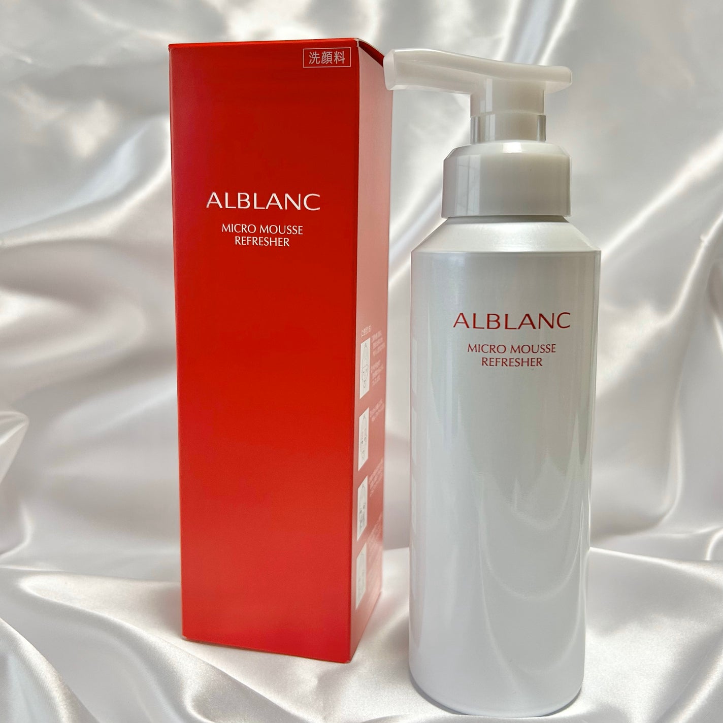 マイクロムース リフレッシャー/ALBLANC/泡洗顔を使ったクチコミ(1枚目)