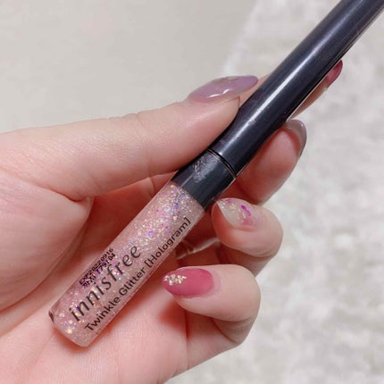 トゥインクル グリッター/innisfree/リキッドアイライナーを使ったクチコミ(1枚目)