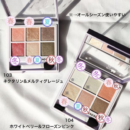 オーラクリエイション/BLEND BERRY/アイシャドウパレットを使ったクチコミ(3枚目)