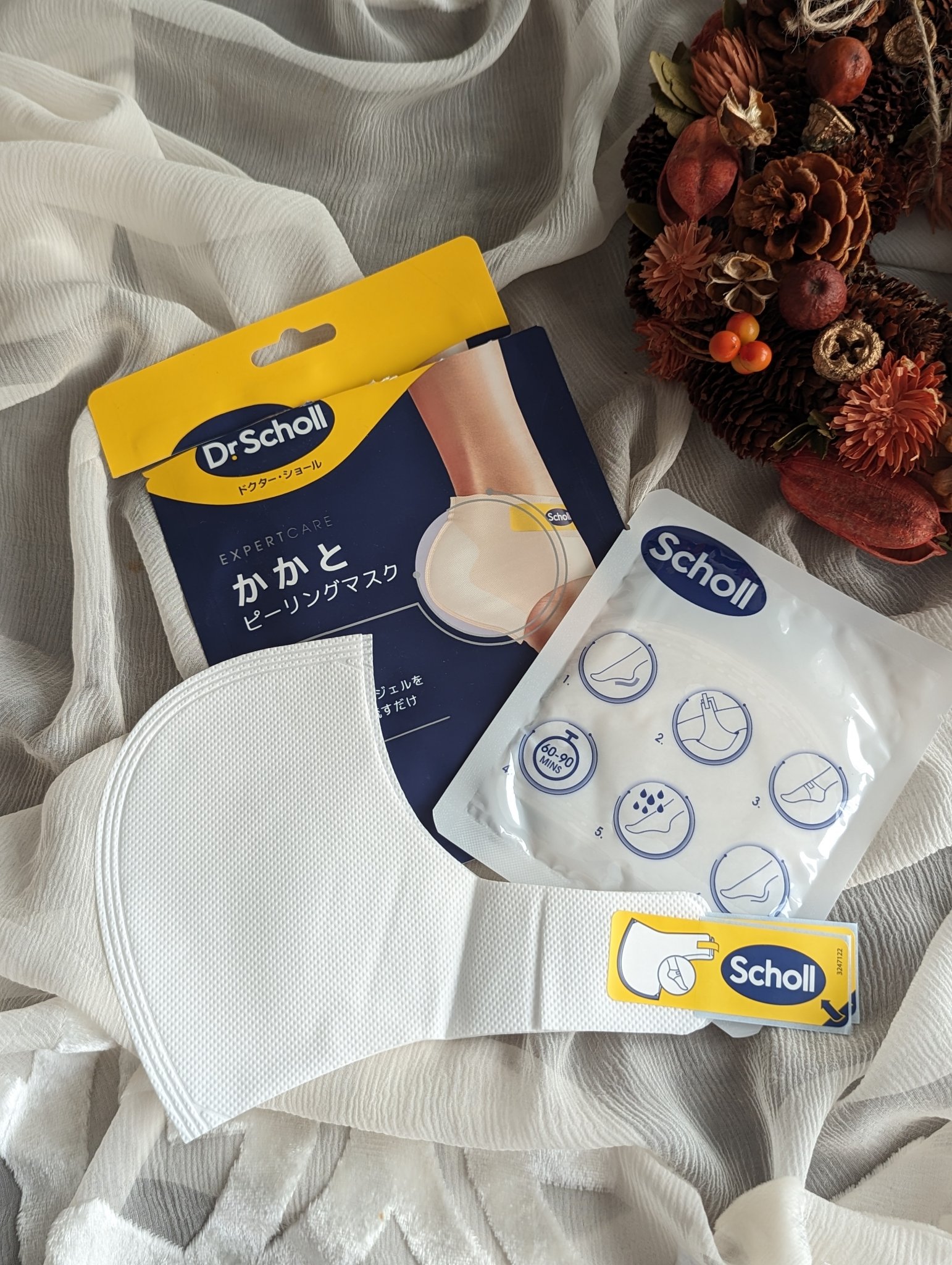 かかとピーリングマスク/ドクター・ショール/レッグ・フットケアを使ったクチコミ（2枚目）