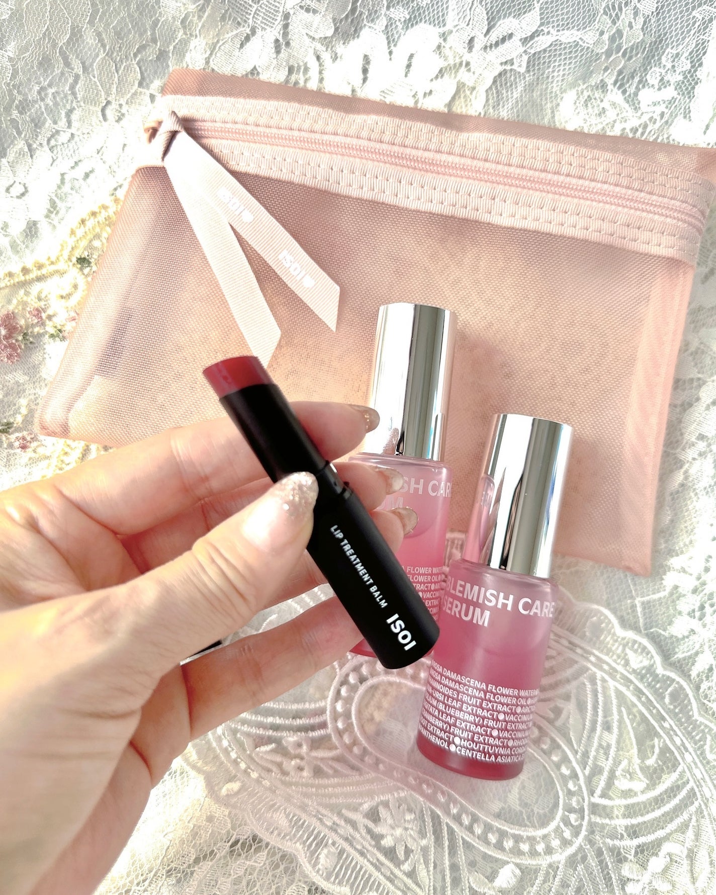 リップトリートメントバーム ピュアレッド/ISOI/リップバームを使ったクチコミ(4枚目)