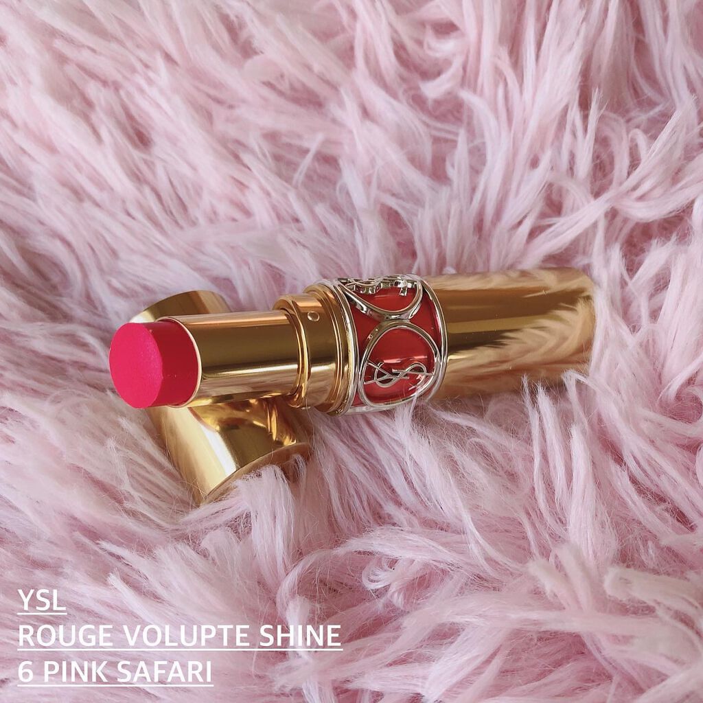 ルージュ ヴォリュプテ シャイン/YVES SAINT LAURENT BEAUTE/口紅を使ったクチコミ（2枚目）