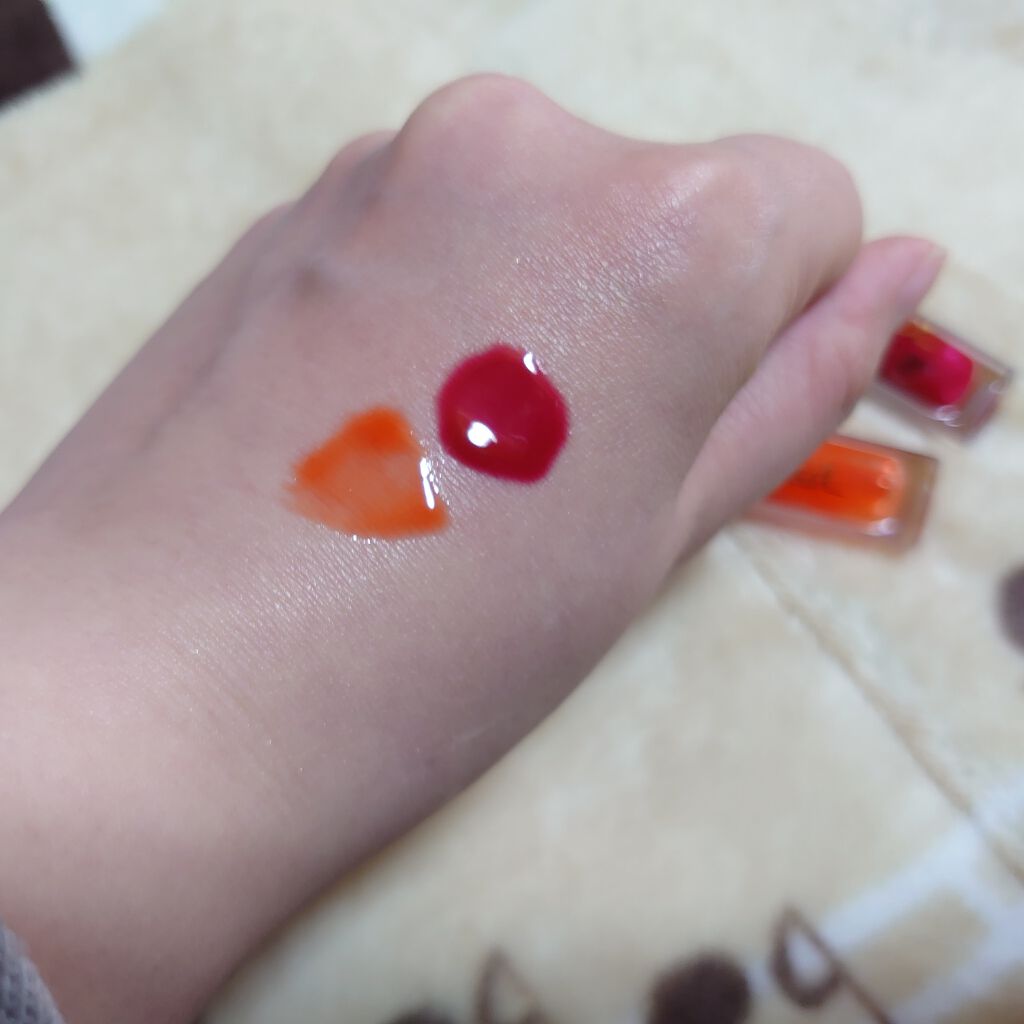 ニュアンスグロスオイル/excel/リップグロスを使ったクチコミ(3枚目)