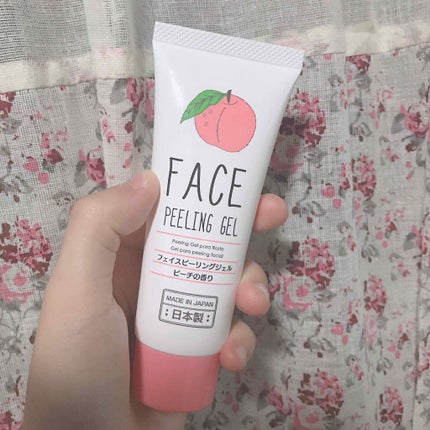 フェイスピーリングジェル ピーチの香り/DAISO/ピーリングを使ったクチコミ(1枚目)