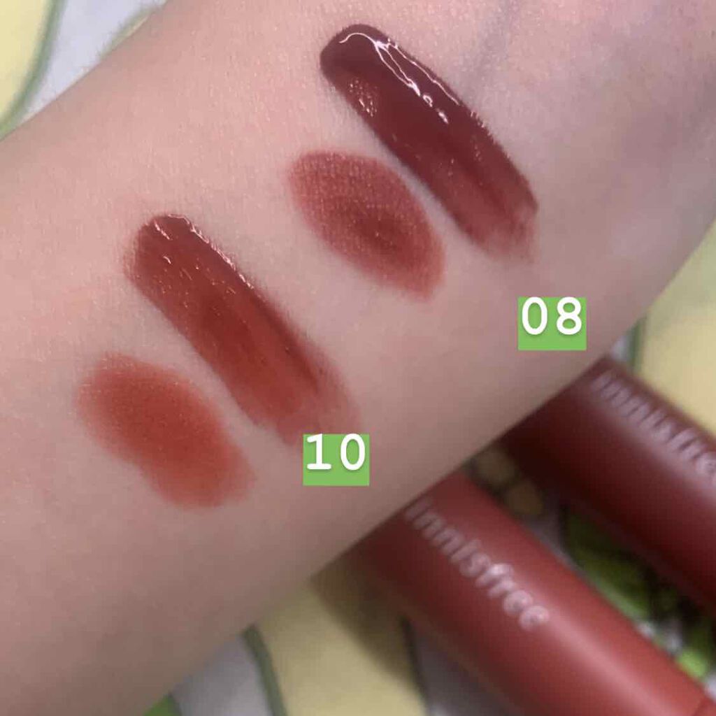 ビビッドコットン インクティント/innisfree/口紅を使ったクチコミ(3枚目)