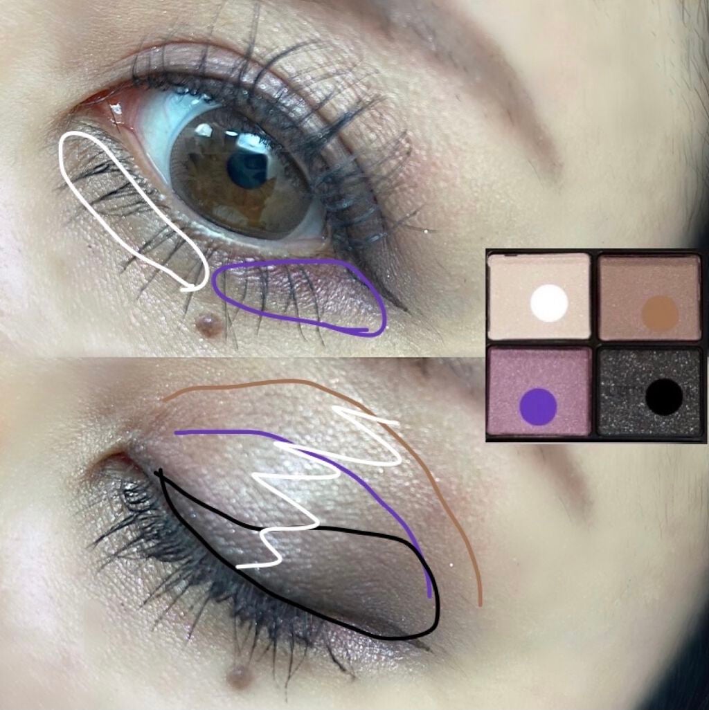 アイカラーレーション/LUNASOL/アイシャドウパレットを使ったクチコミ(3枚目)