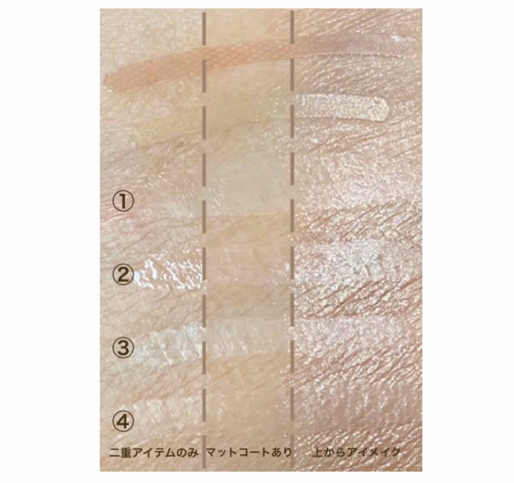 ふたえマットコート/プレビュート/二重まぶた用アイテムを使ったクチコミ（2枚目）
