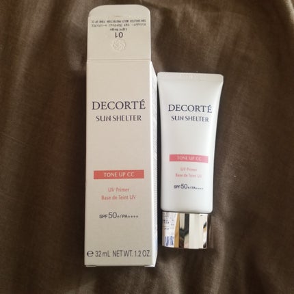 サンシェルター トーンアップCC 01/DECORTÉ/CCクリームを使ったクチコミ(1枚目)