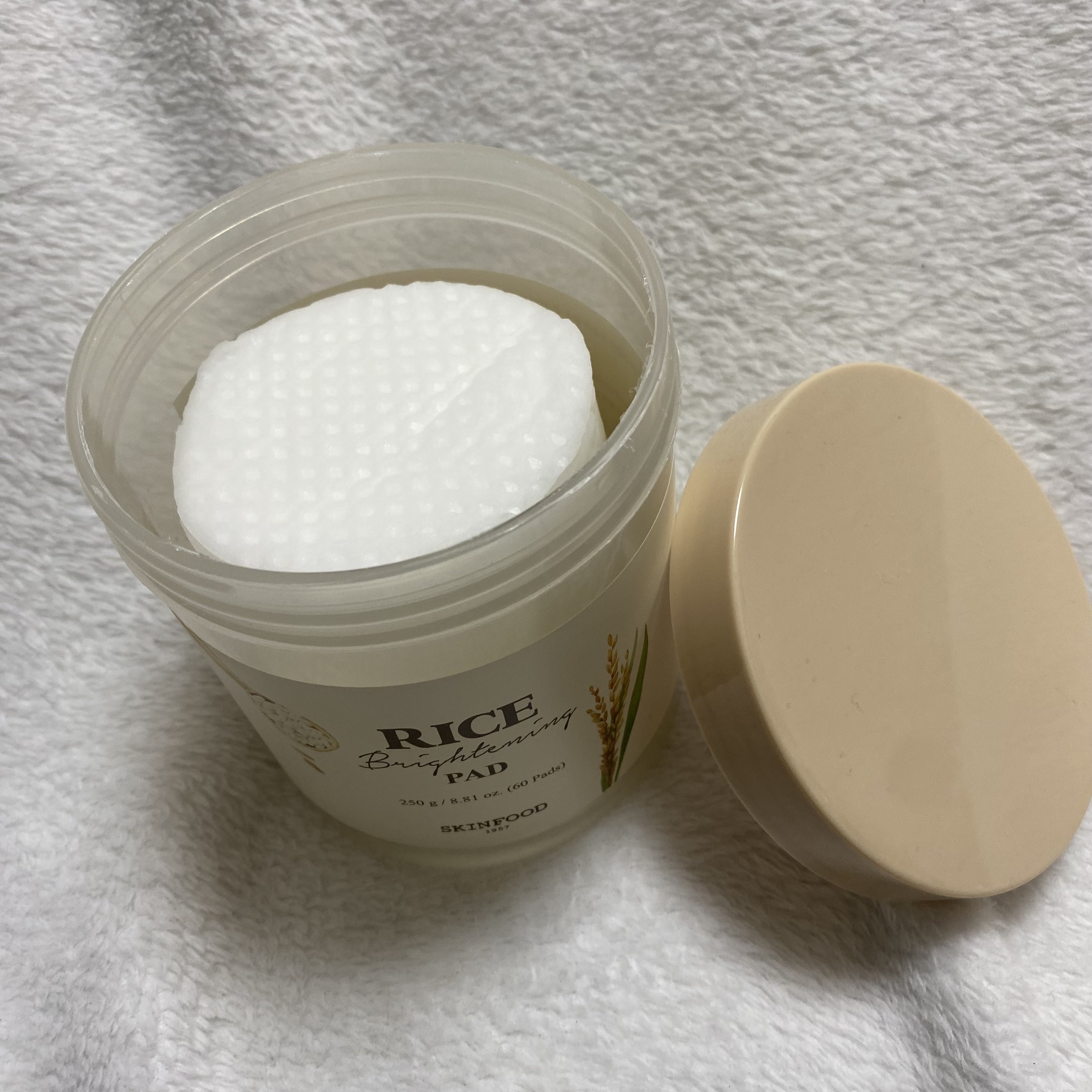 ライスブライトニングパッド/SKINFOOD/トナーパッドを使ったクチコミ（2枚目）