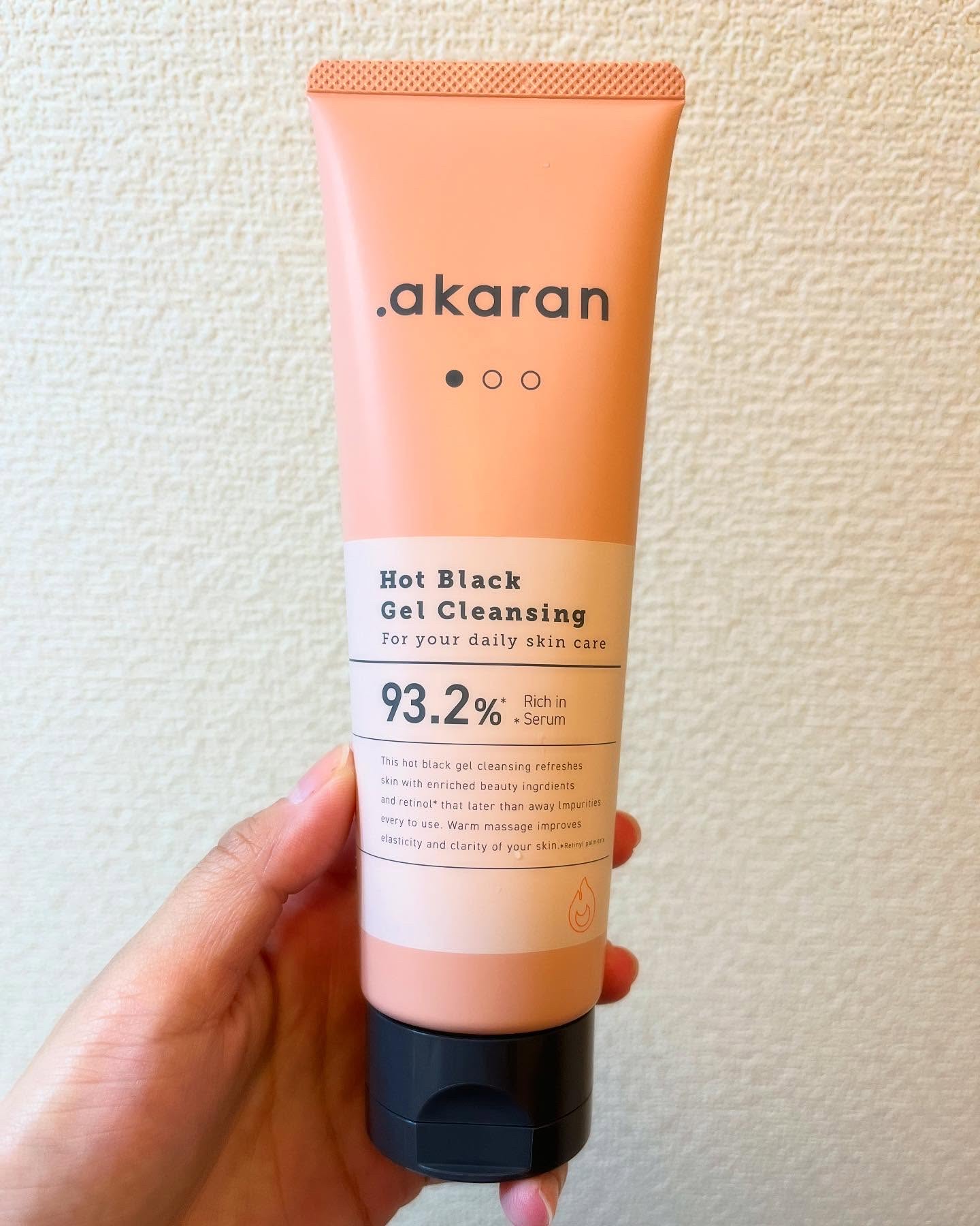 ブラックジェルクレンジング/.akaran/クレンジングジェルを使ったクチコミ（1枚目）