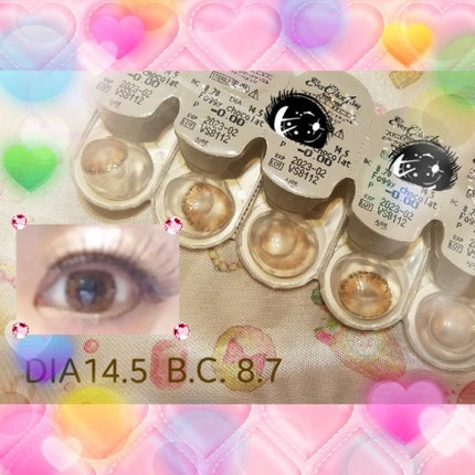 エバーカラーワンデー ルクアージュ/エバーカラー/ワンデー(1DAY)カラコンを使ったクチコミ(2枚目)